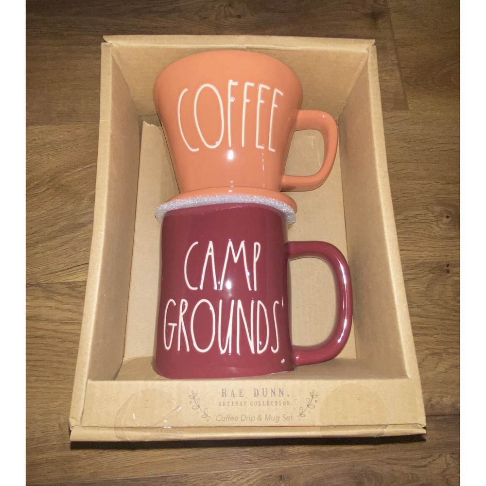 Rae Dunn 2 Piece Coffee Drip and Mug Set New in‎ Box